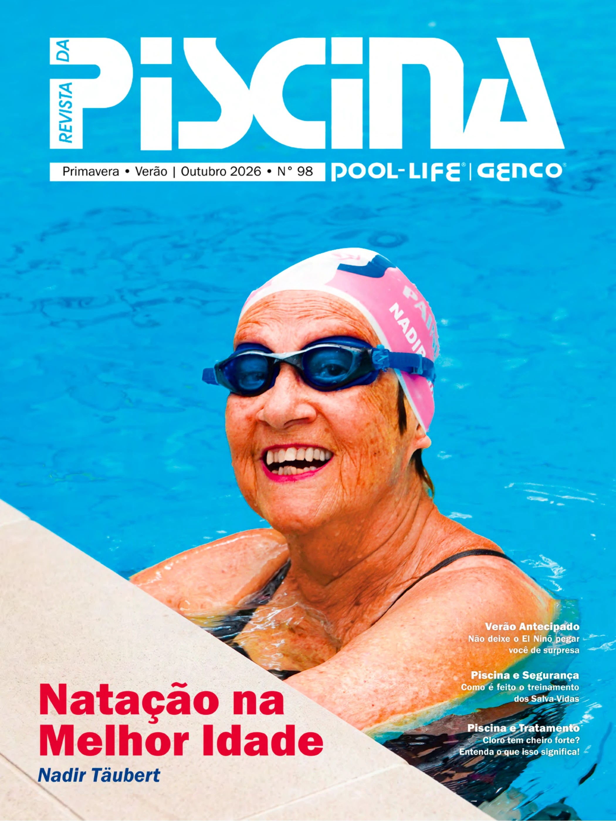 Capa da edição 98 da Revista da Piscina